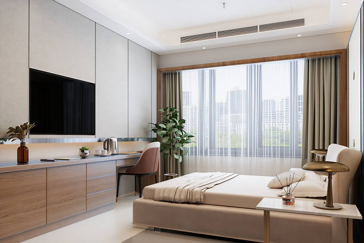 chambre avec climatisation gainable