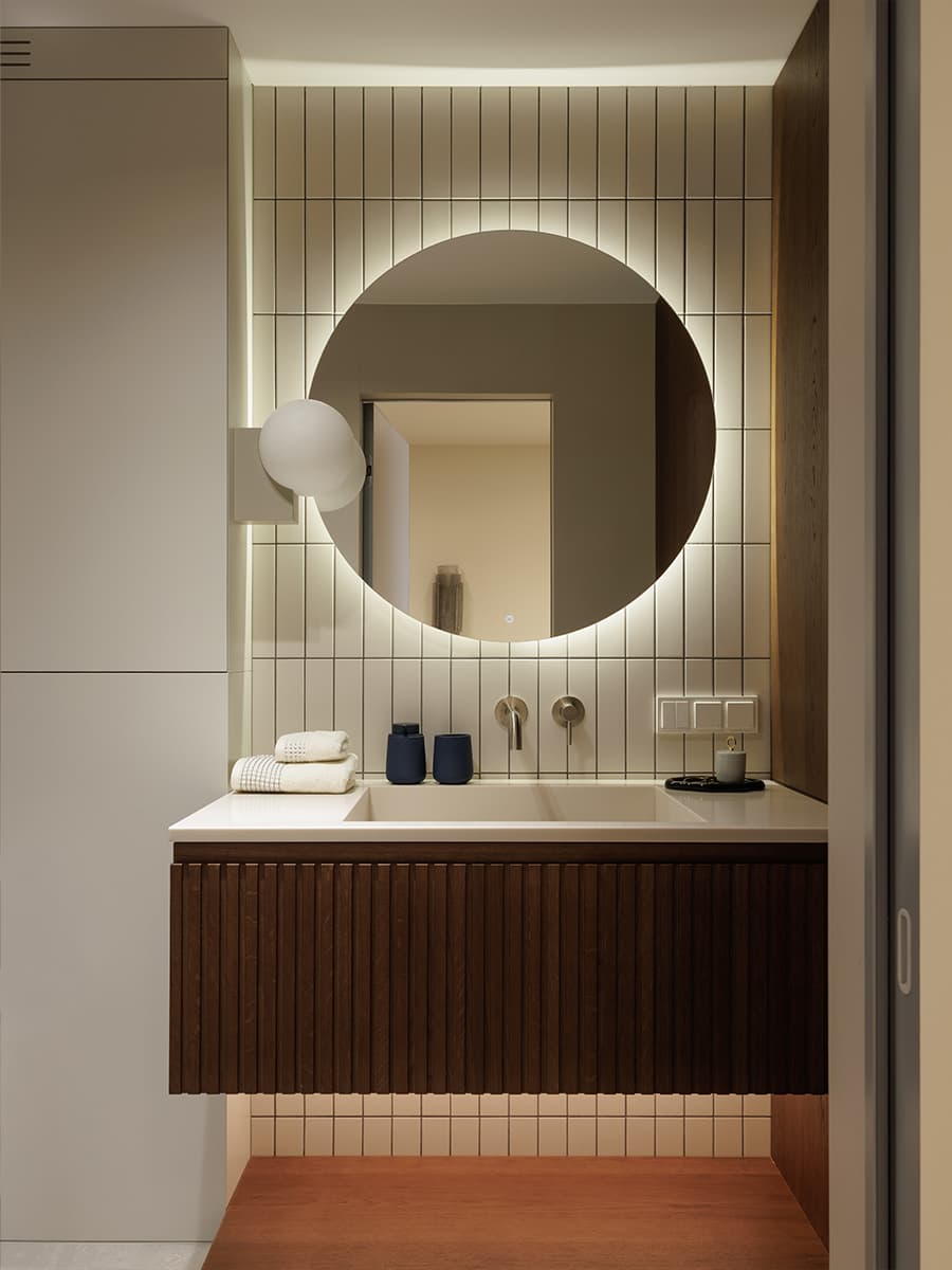 salle de bain design bois
