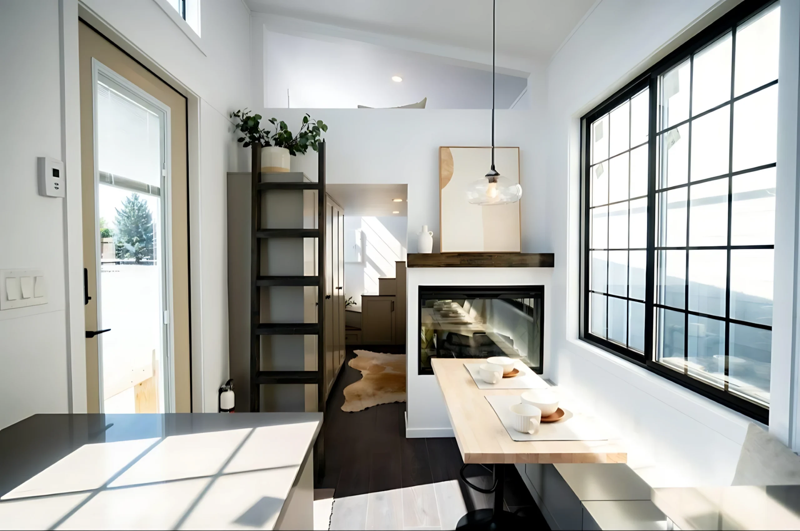 cuisine et salle à manger tiny house 39m2 Ellice par Teacup Tiny Homes cuisine et salle à manger tiny house 39m2 Ellice par Teacup Tiny Homes