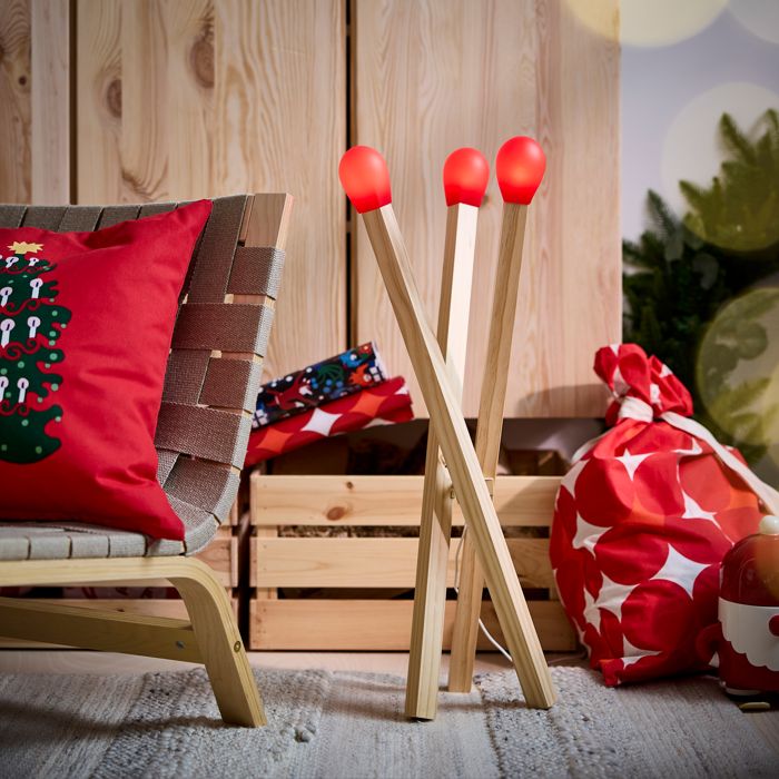 lampe allumettes collection IKEA Noël 2026