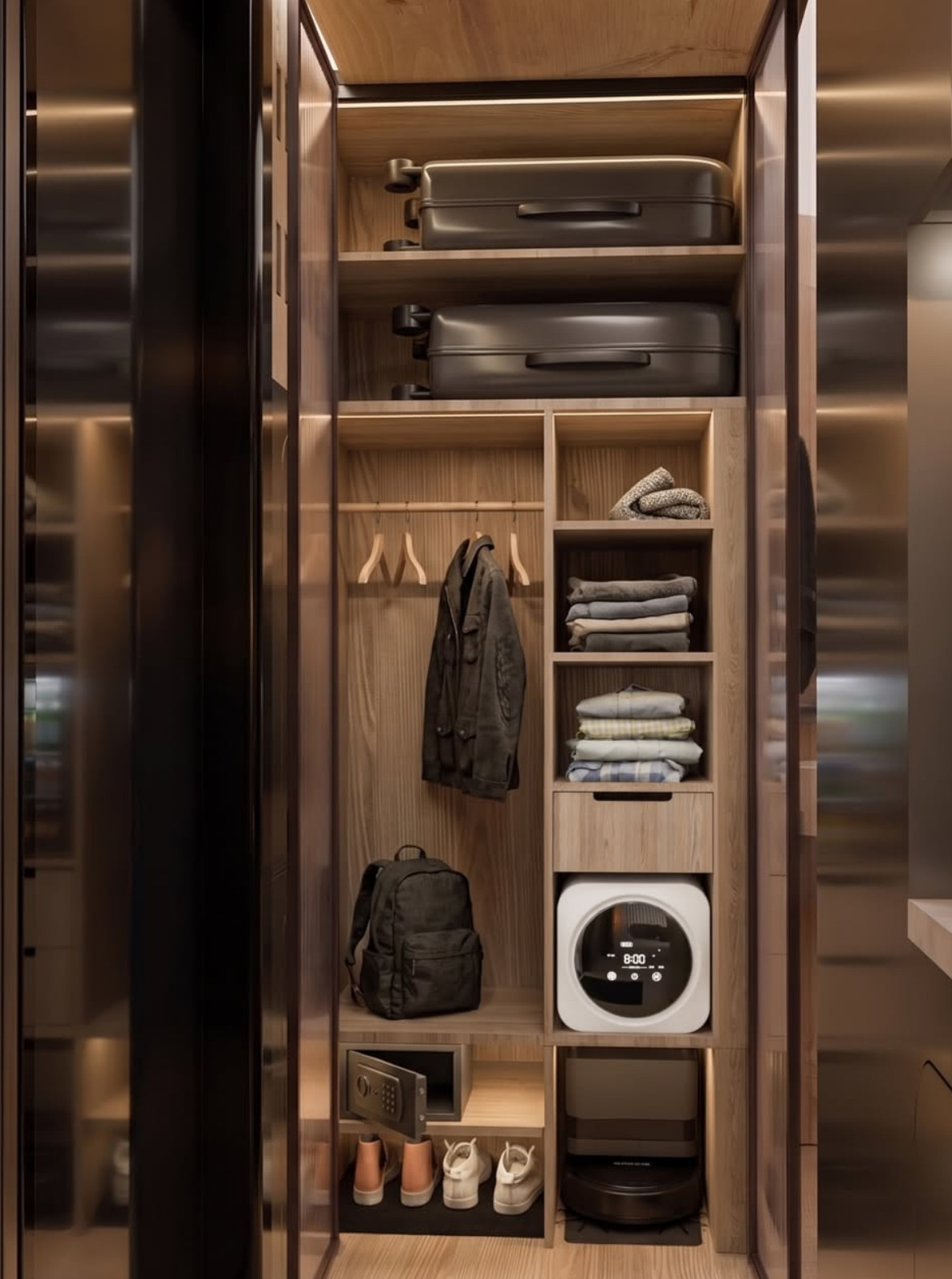 intérieur mini maison modulaire LAVVU Italie