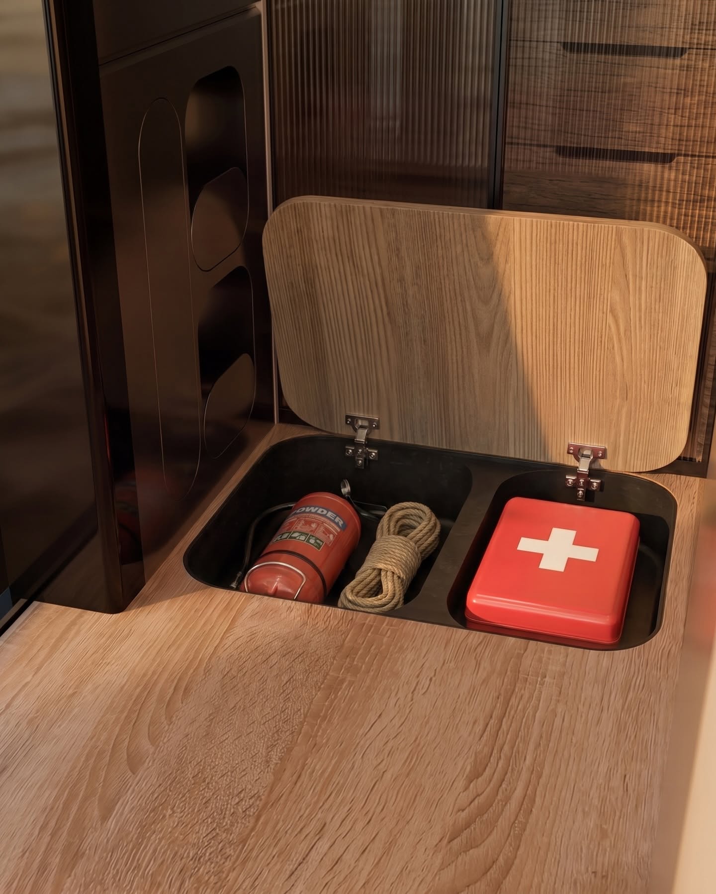 intérieur mini maison modulaire LAVVU Italie
