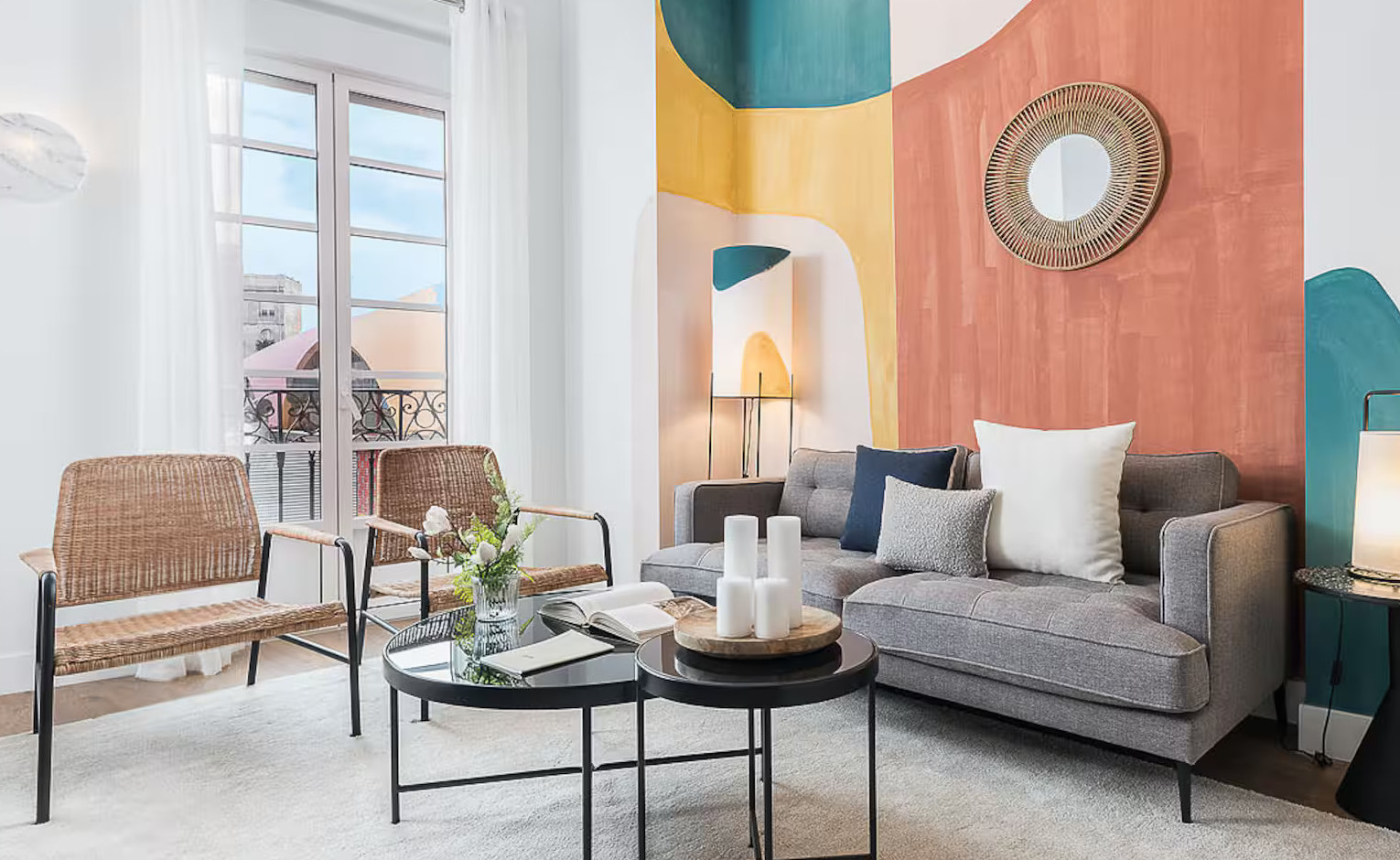 intérieur moderne et coloré intérieur moderne et coloré
