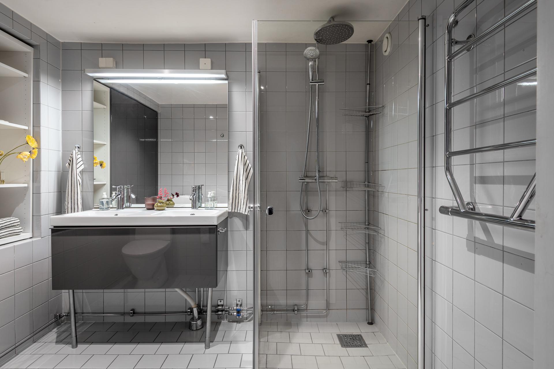 salle de bain appartement en duplex de 65m2 décoration scandinave