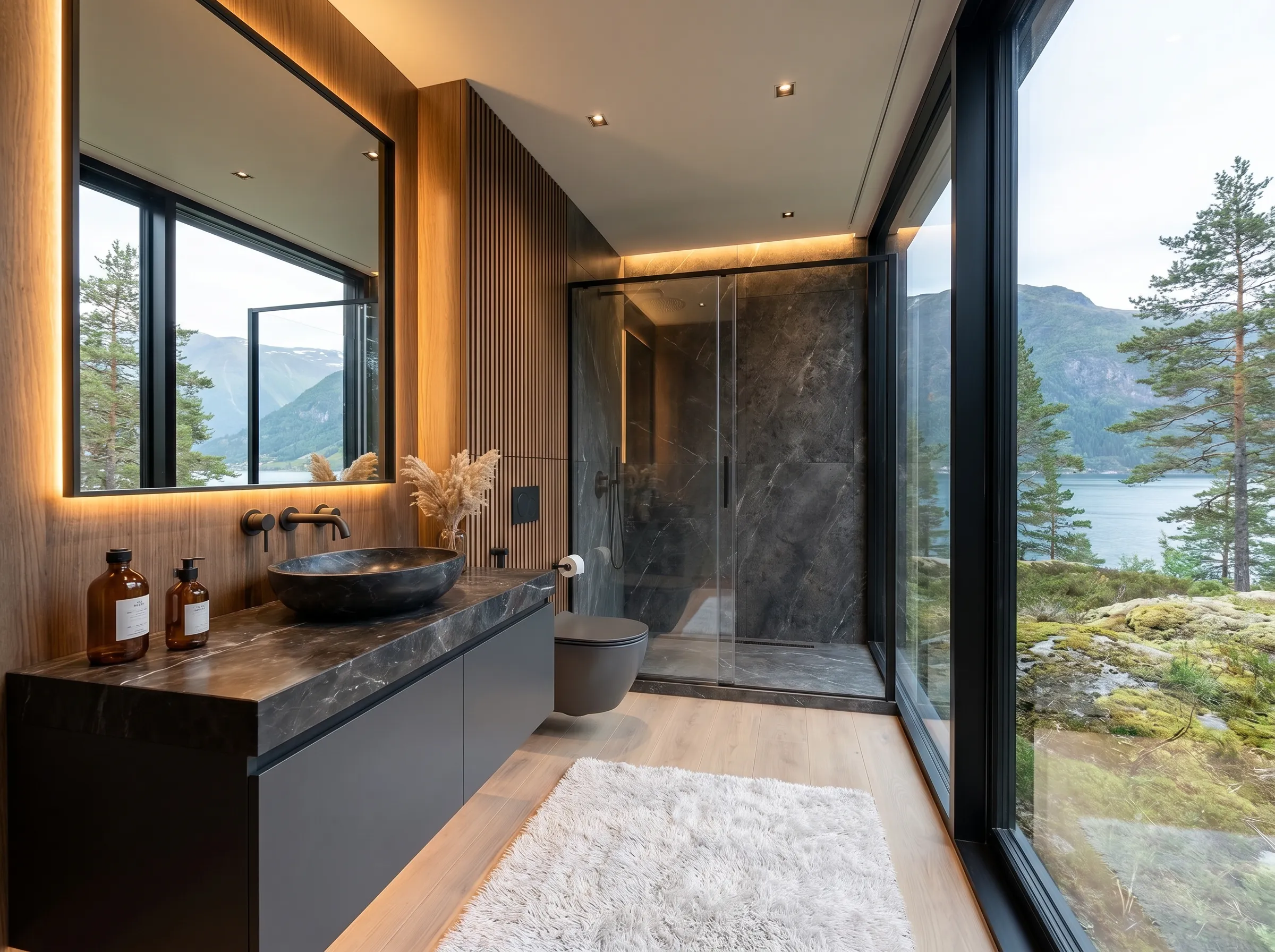 salle de bain petite maison modulaire et préfabriquée de 29m2 Winbaum L salle de bain petite maison modulaire et préfabriquée de 29m2 Winbaum L