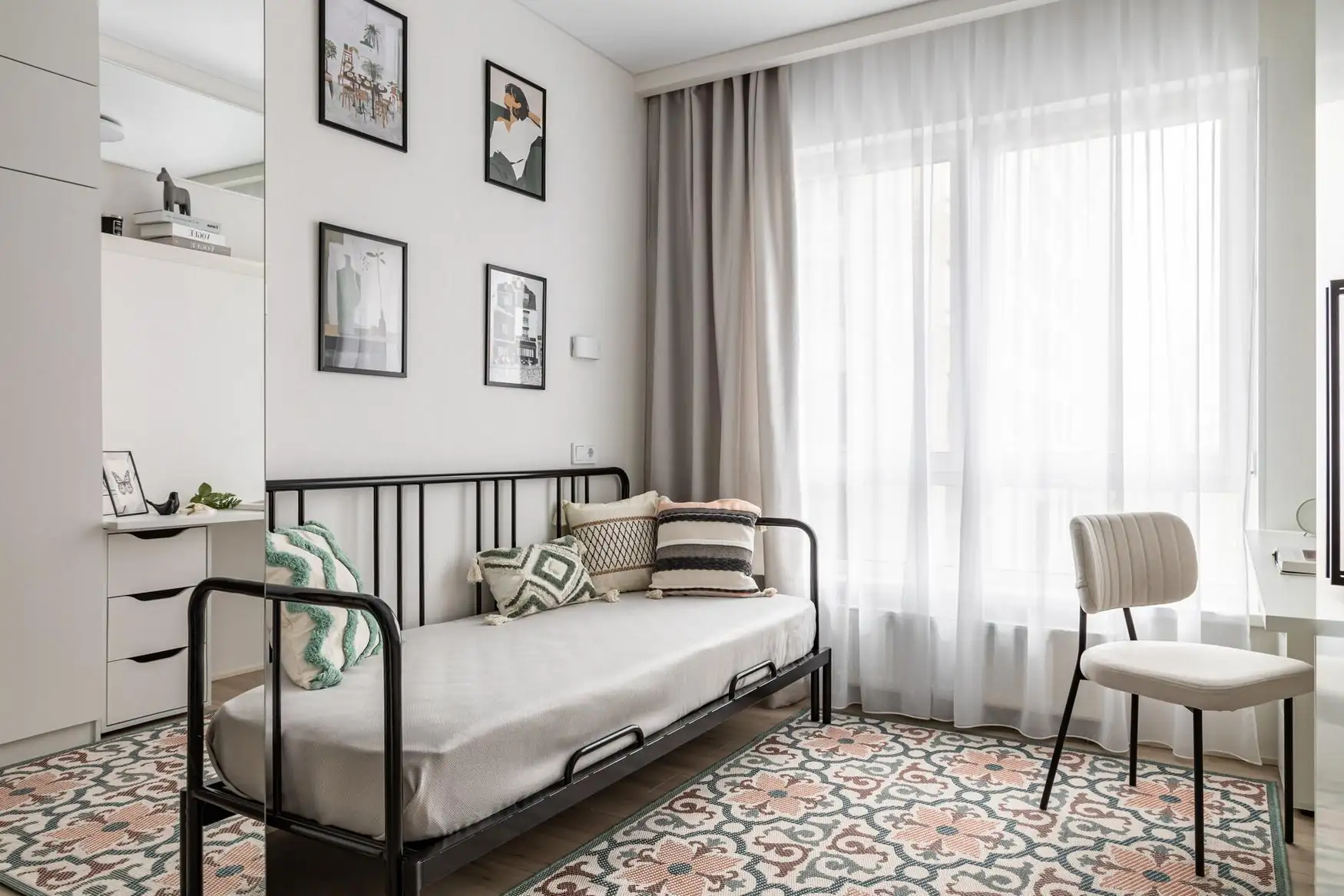 aménagement logement étudiant décoration contemporaine