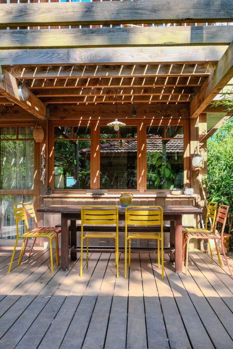 terrace with pergola