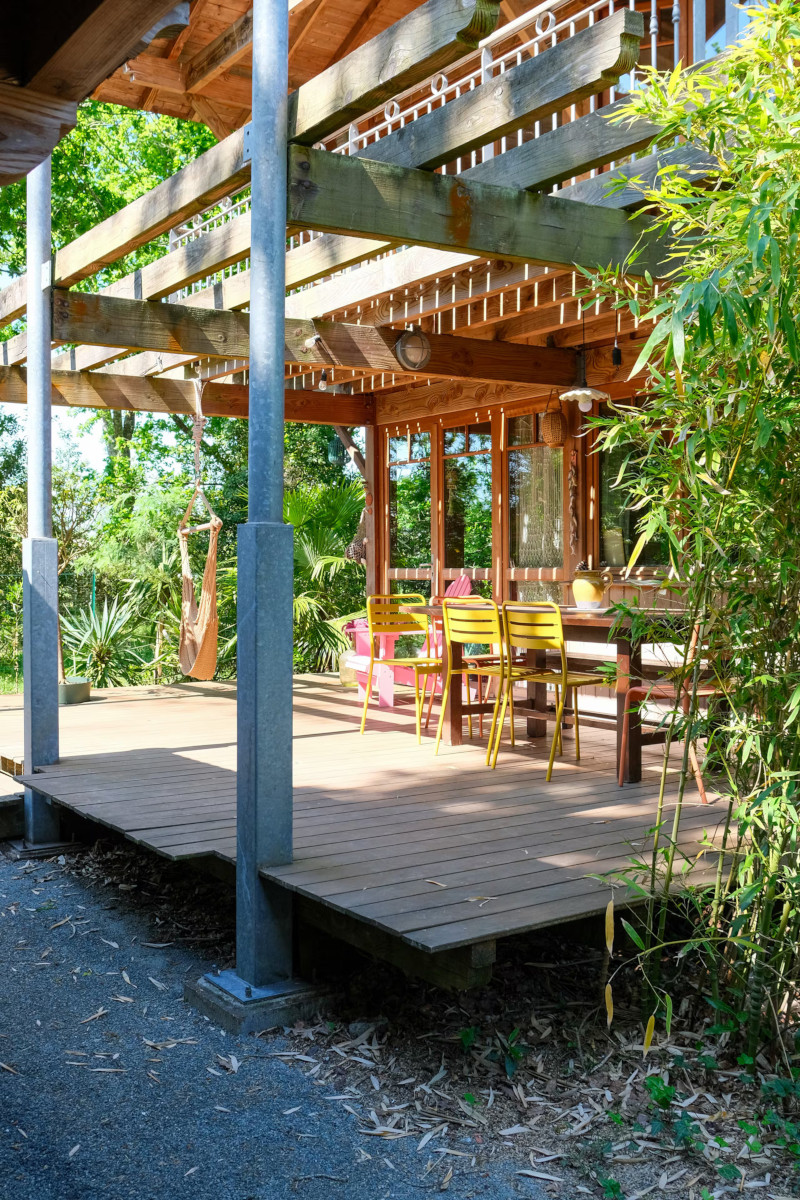 terrace with pergola