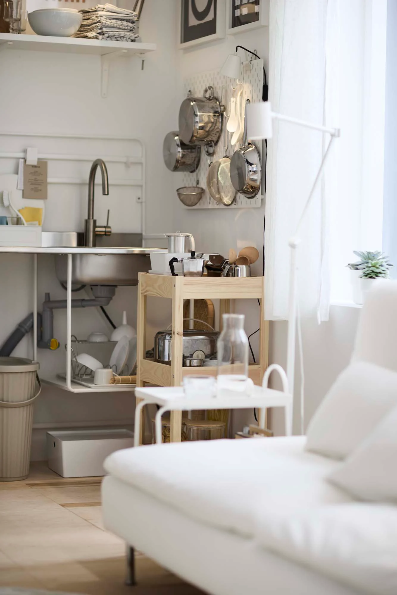 Kitchenette studio 26m2 aménagé par IKEA