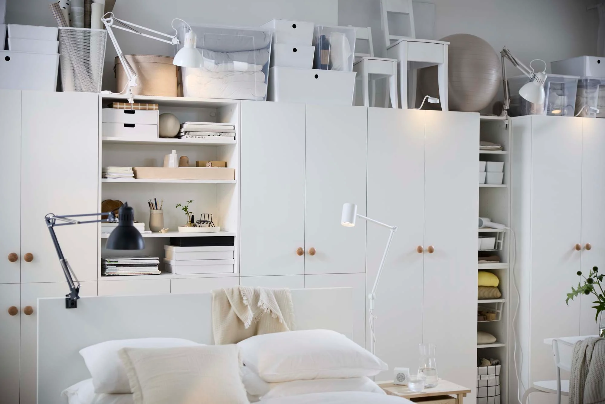 chambre studio 26m2 aménagé par IKEA