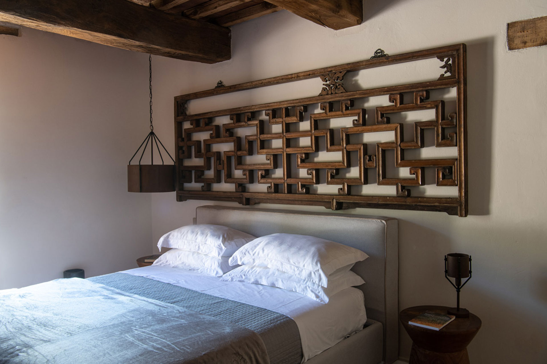 chambre avec poutres