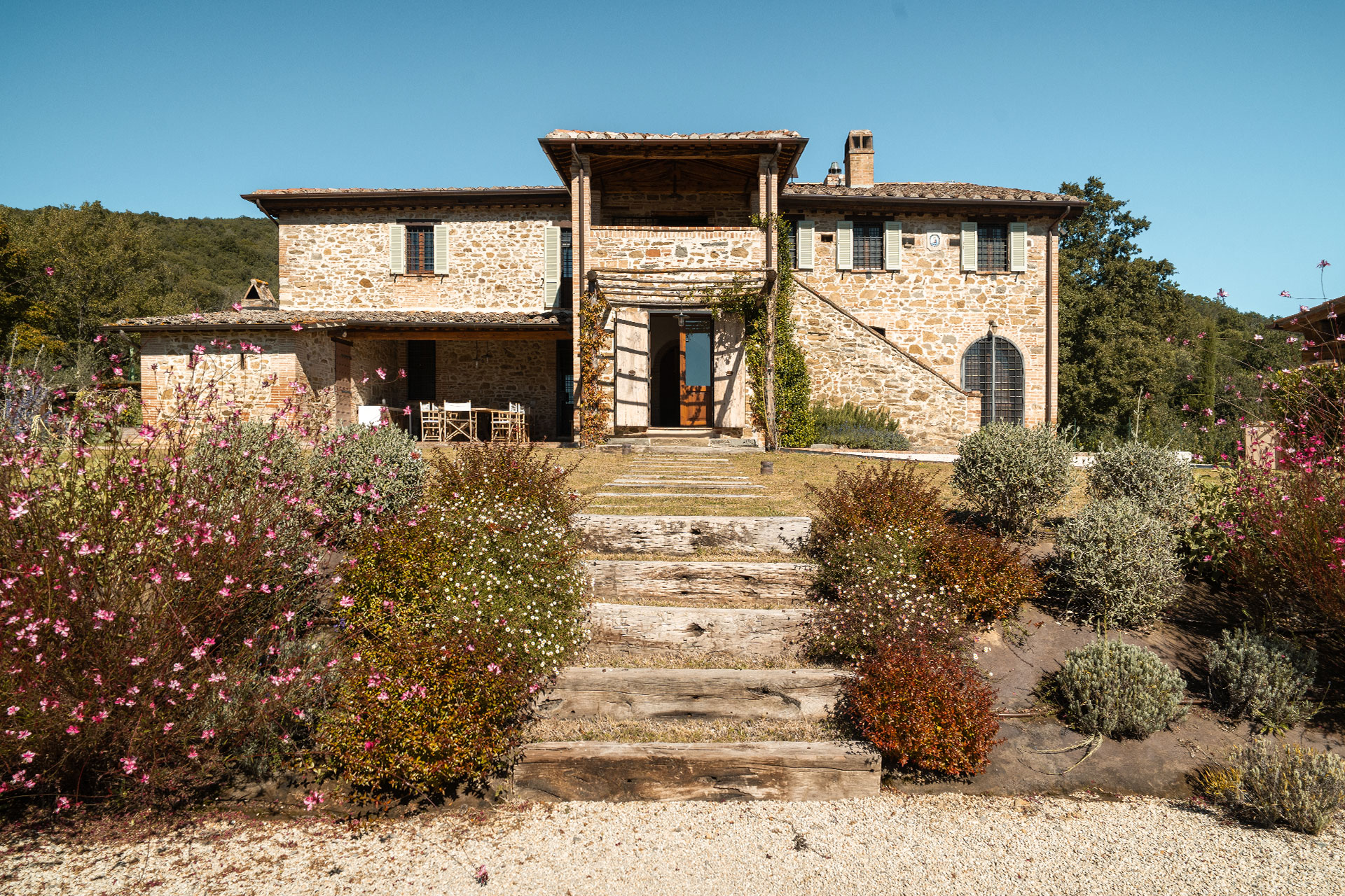 maison en pierre en Ombrie