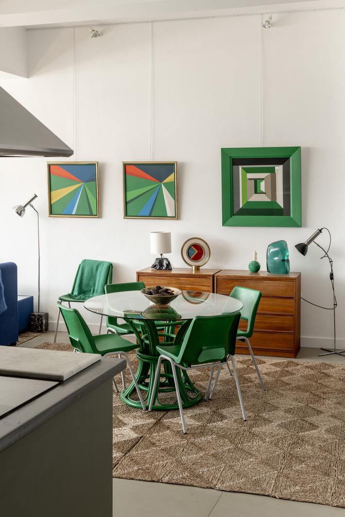 salon appartement au design original Londres dans ancienne usine