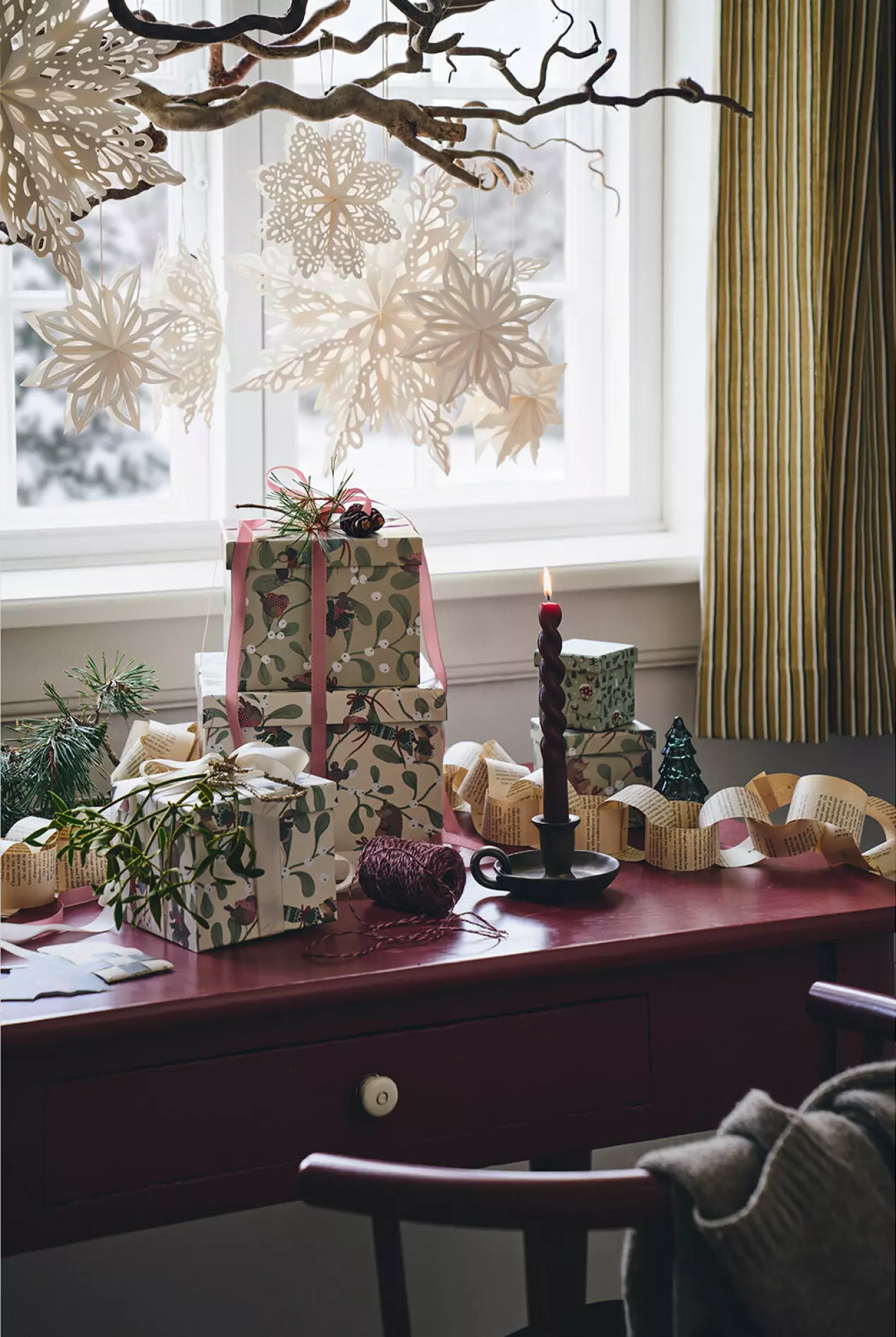 paquets et boites cadeaux collection Søstrene Grene Noël 2026