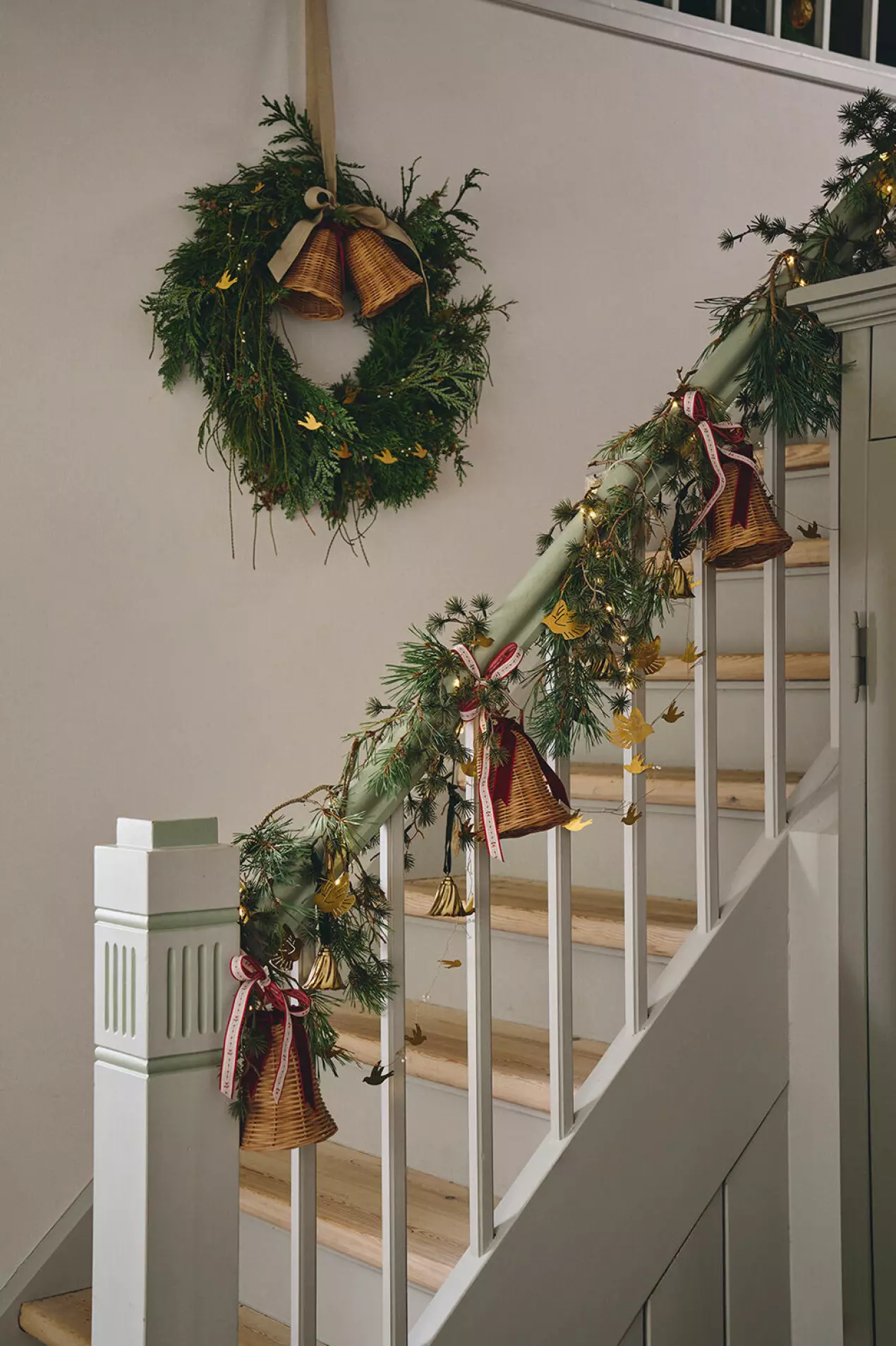 escalier décoré collection Søstrene Grene Noël 2026