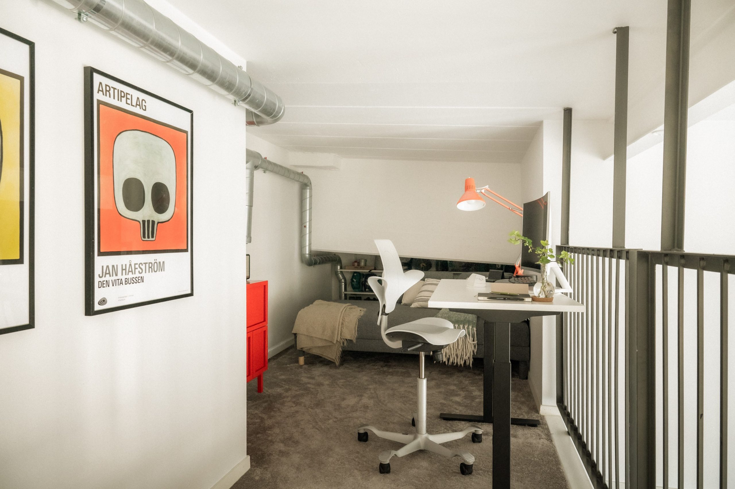 mezzanine pour bureau décoration contemporaine et scandinave