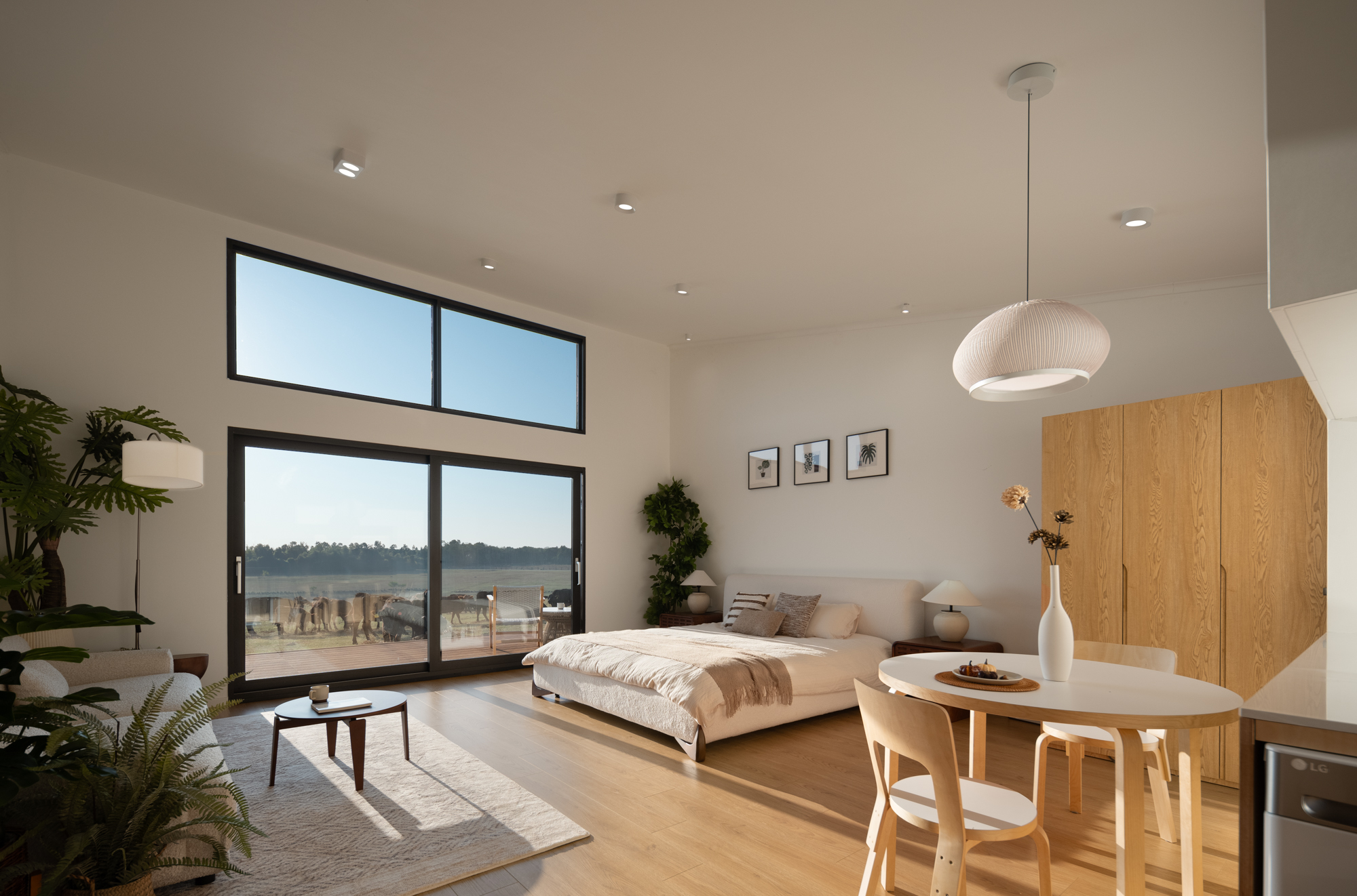 intérieur maison pliable 45m2 par Unfold House intérieur maison pliable 45m2 par Unfold House