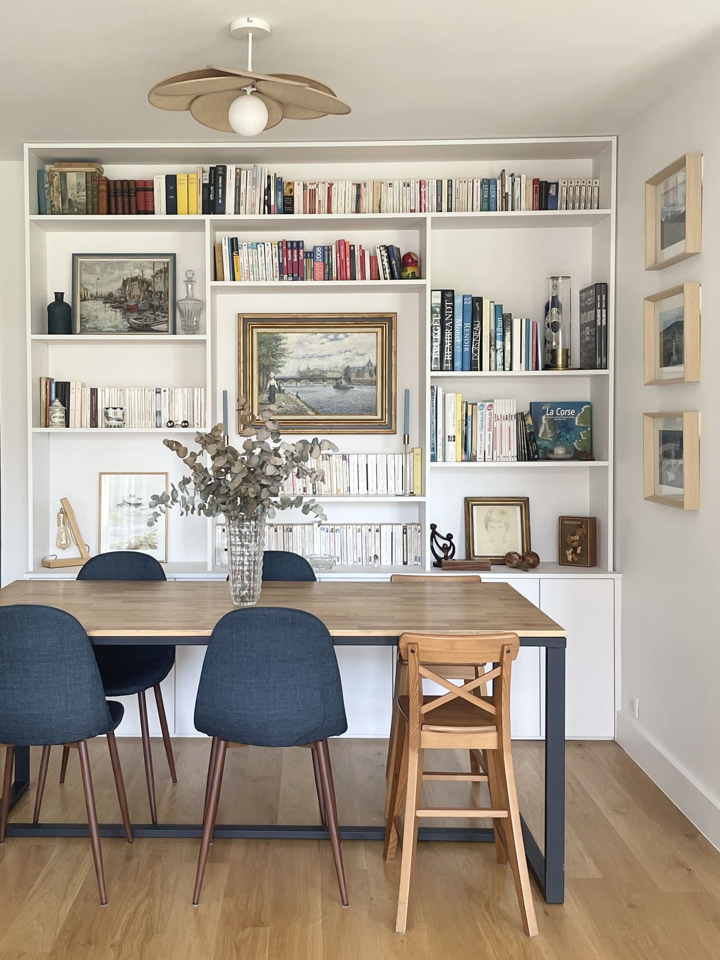 salle à manger appartement près de Paris par Charlotte Gille