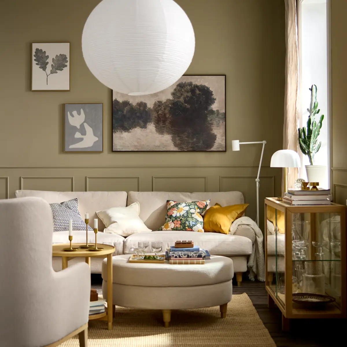 salon décoration classique chic canapé IKEA VALNÄS salon décoration classique chic canapé IKEA VALNÄS