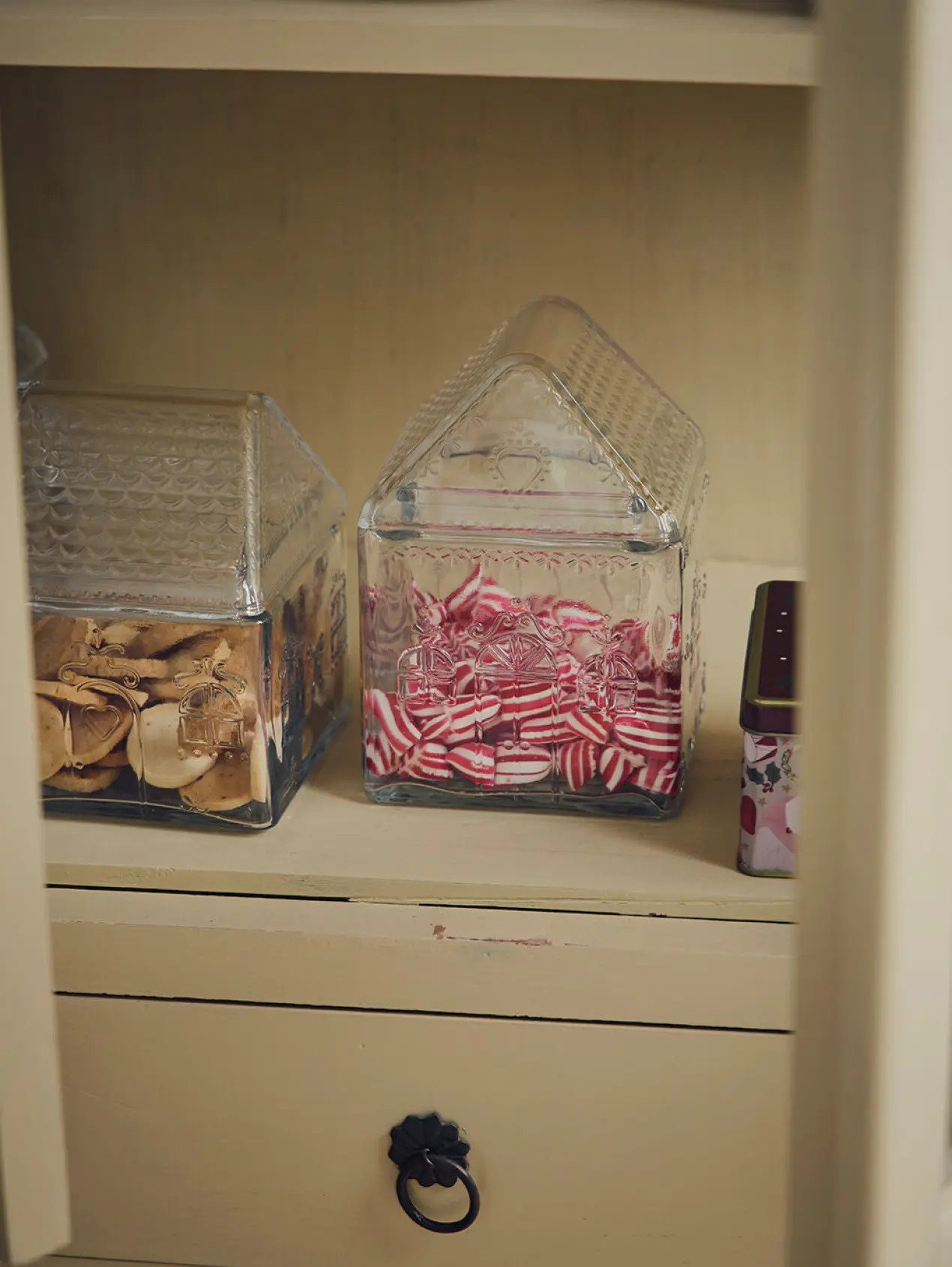 boite en verre forme maison Søstrene Grene