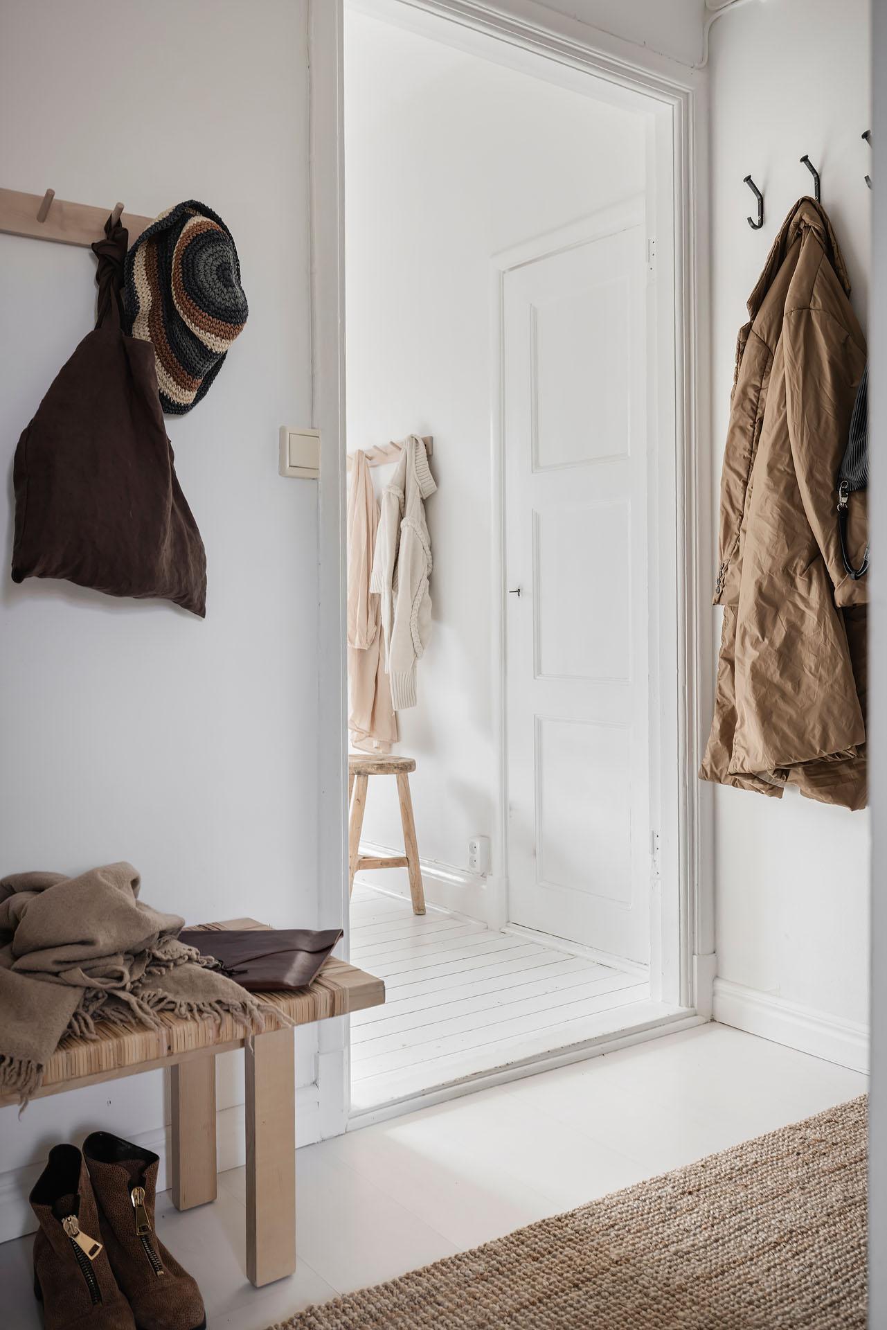 entrée décoration scandinave blanche studio 27m2 entrée décoration scandinave blanche studio 27m2