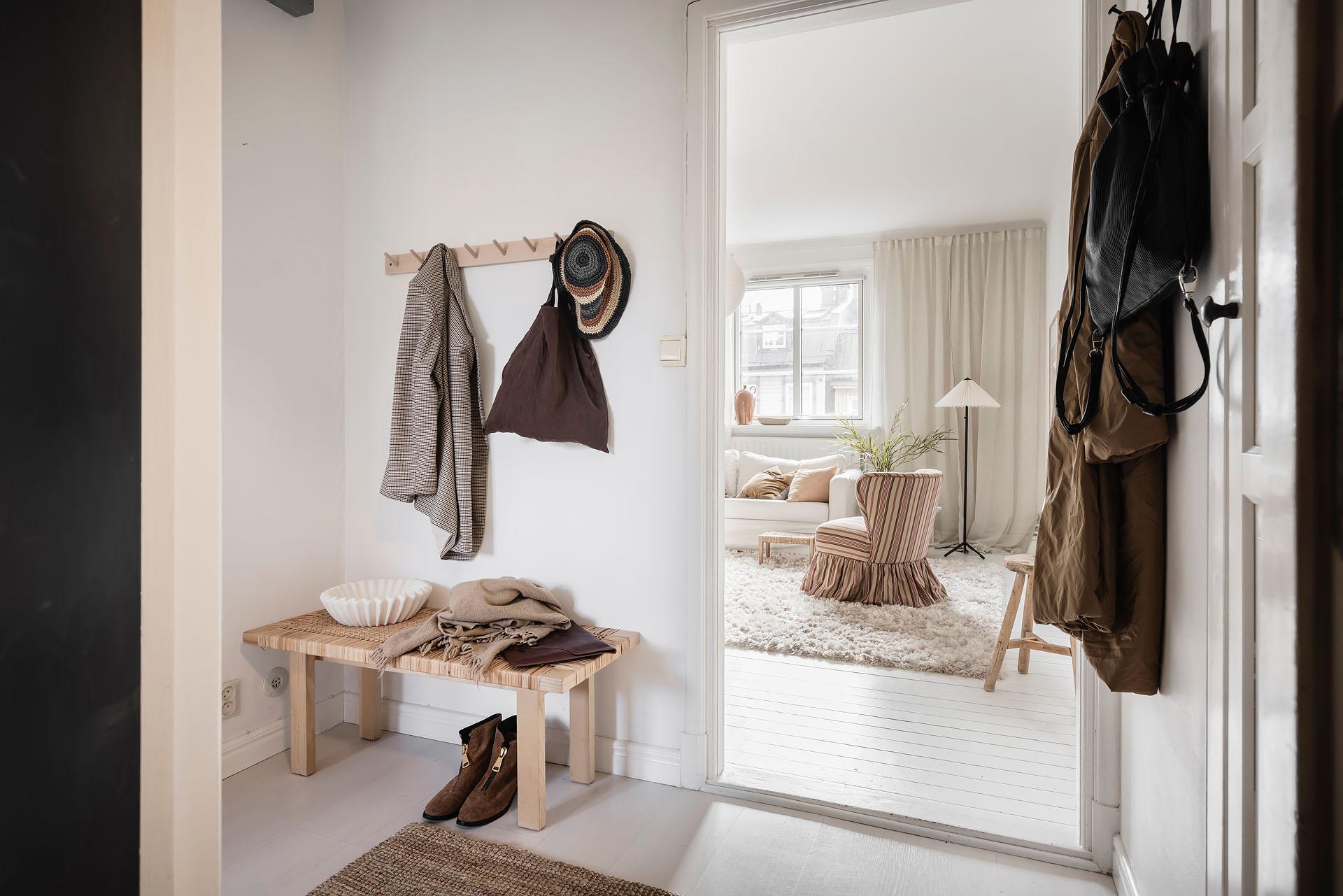 entrée décoration scandinave blanche studio 27m2 entrée décoration scandinave blanche studio 27m2