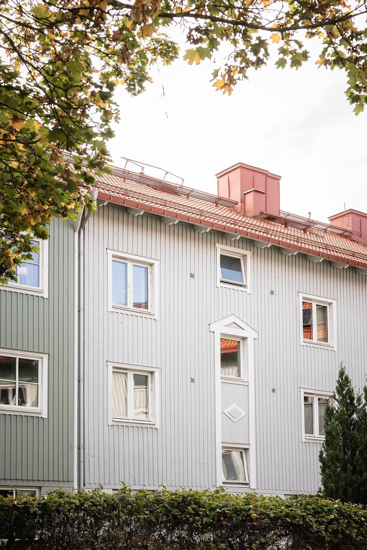 Immeuble façade bois Suède Immeuble façade bois Suède