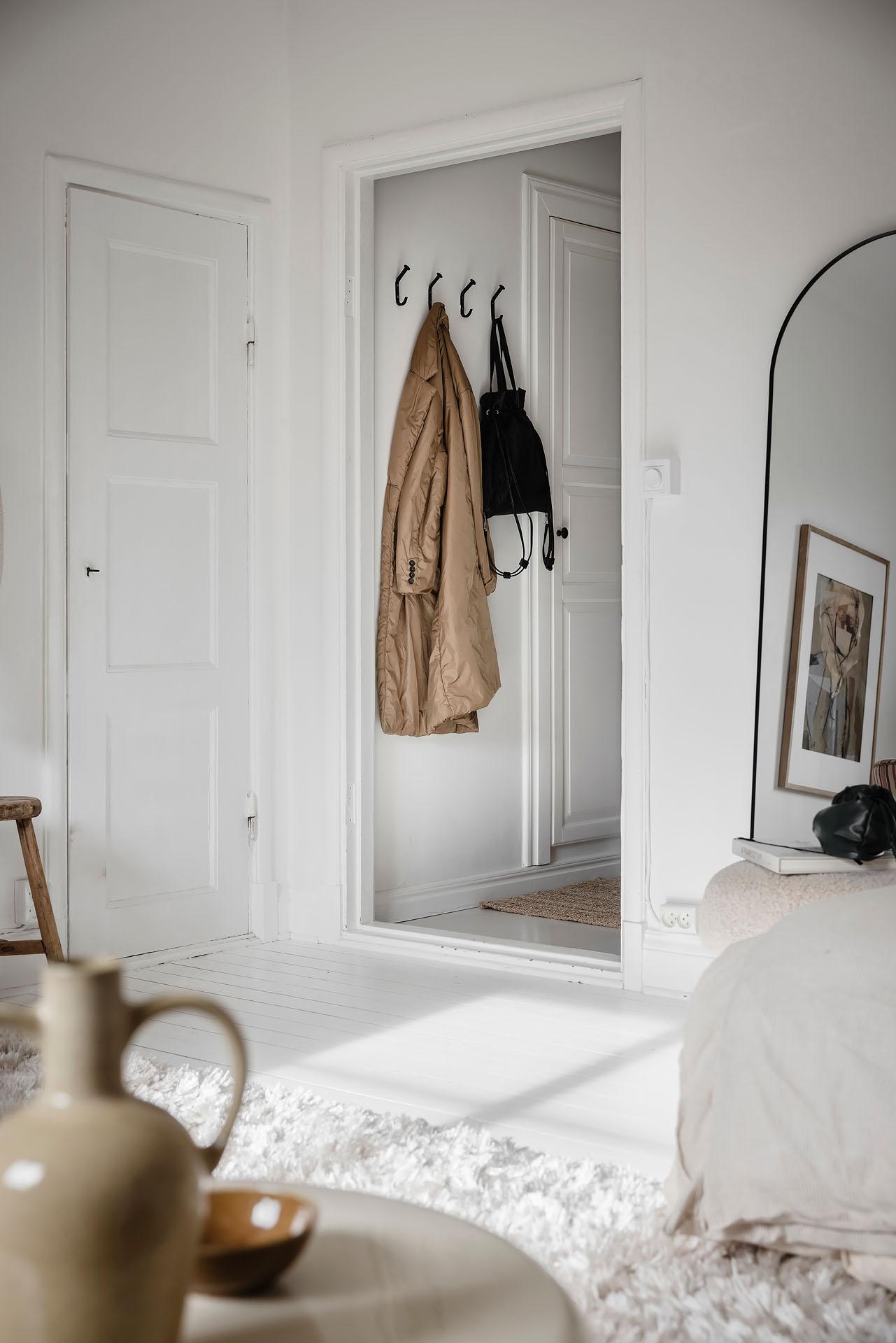 salon et coin chambre décoration scandinave blanche studio 27m2 salon et coin chambre décoration scandinave blanche studio 27m2