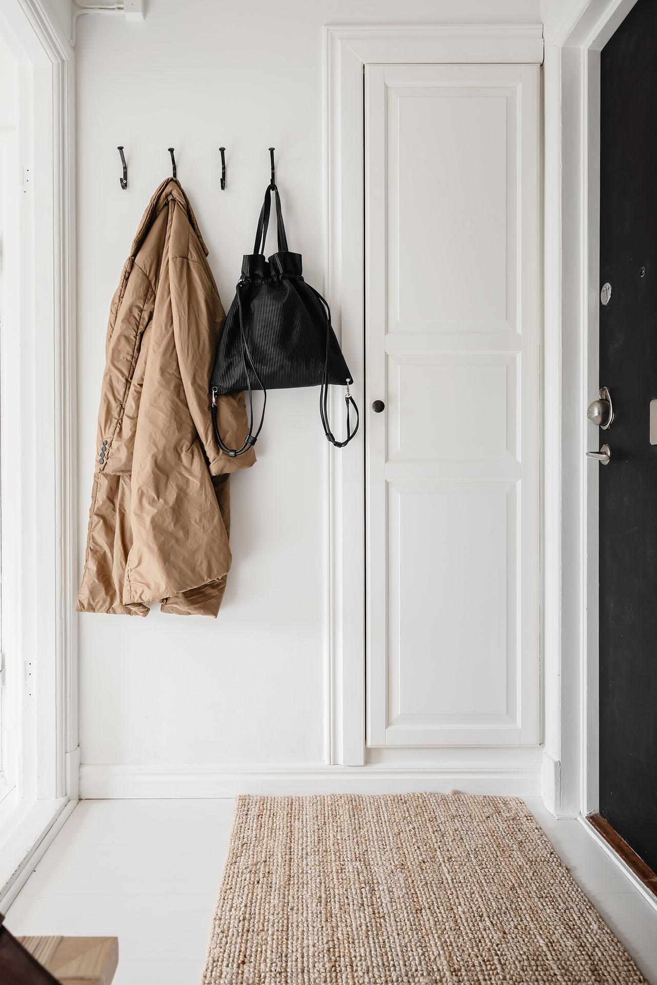 entrée décoration scandinave blanche studio 27m2 entrée décoration scandinave blanche studio 27m2
