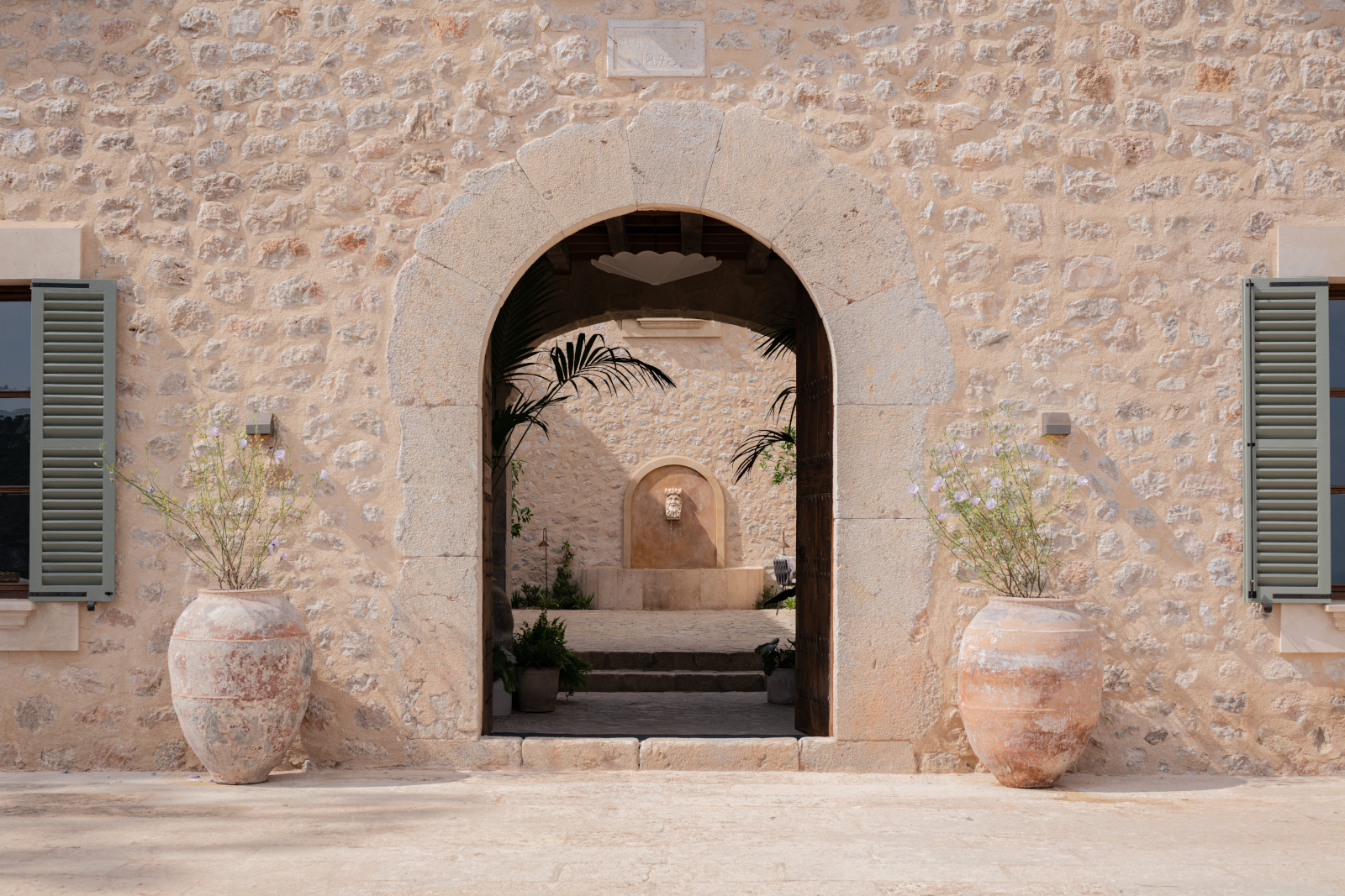 finca rénovée à Majorque maison en pierre Son Verí finca rénovée à Majorque maison en pierre Son Verí