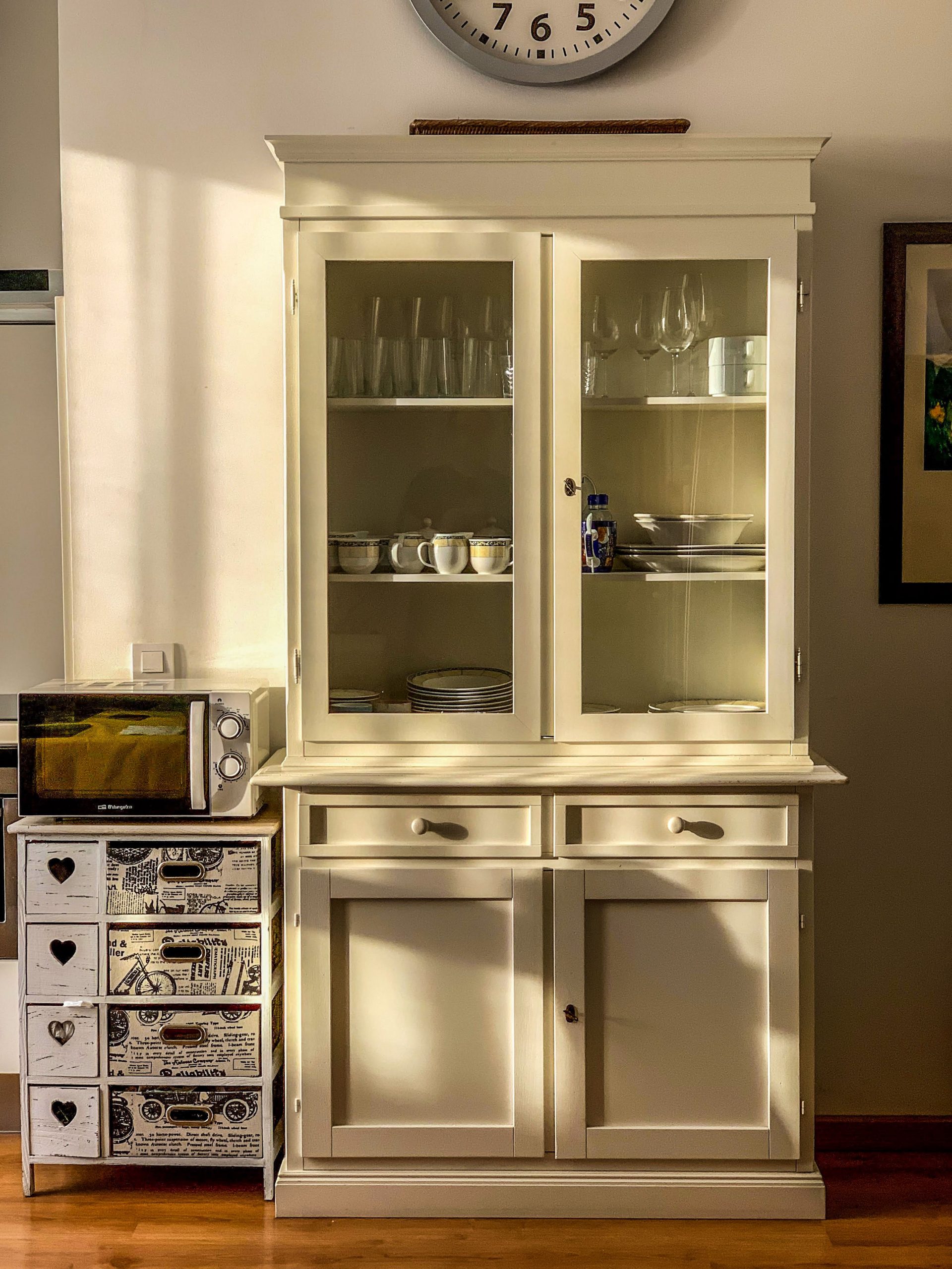 vitrine cuisine style campagne chic