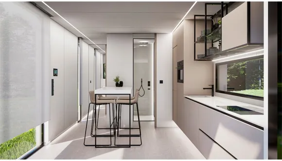 cuisine mini maison 37m2