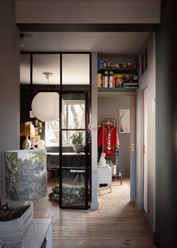 palier avec verrière