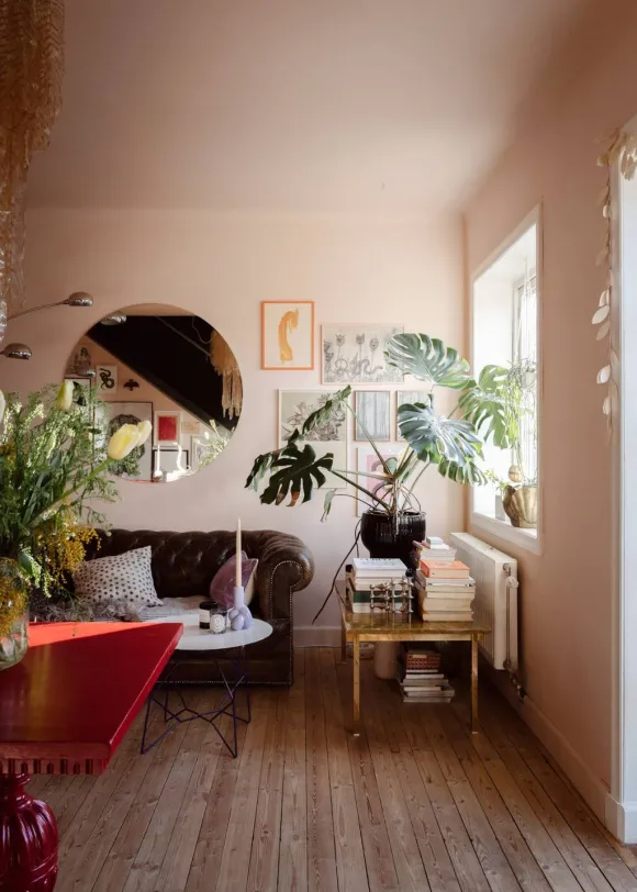 salon et salle à manger décoration vintage