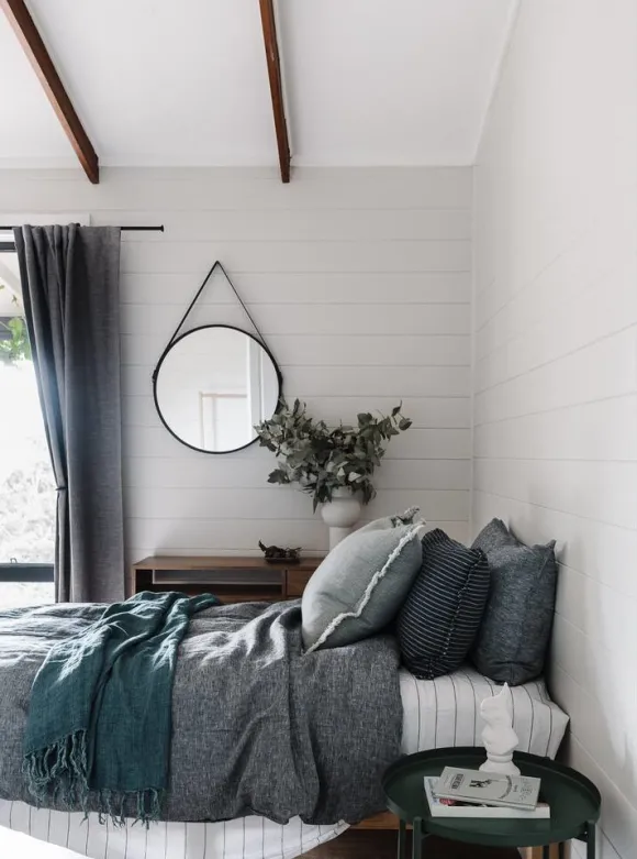 chambre décoration rustique chic The Ridge House Australie