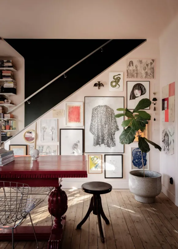 salle à manger décoration vintage