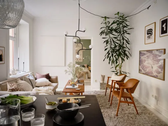 salon décoration scandinave